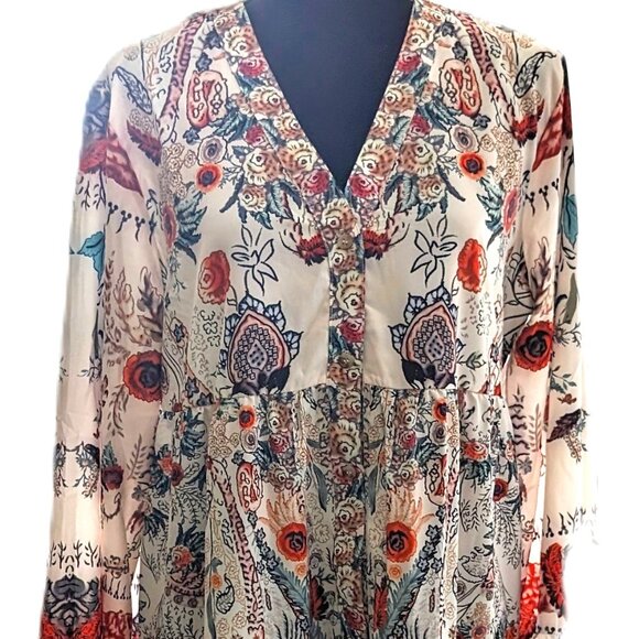 Tops - Women's Bohemian Style Tunic Top XL